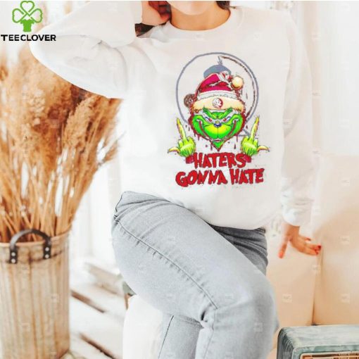 Florida State Seminoles Grinch middle finger haters gonna hate hoodie, sweater, longsleeve, shirt v-neck, t-shirt