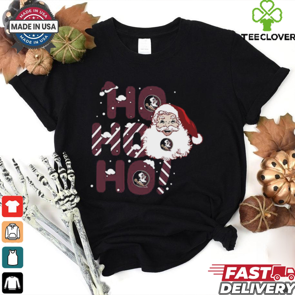 Florida State Seminoles Ho Ho Ho Santa Claus Christmas shirt Florida State Seminoles Ho Ho Ho Santa Claus Christmas shirt
