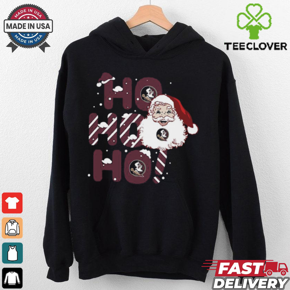 Florida State Seminoles Ho Ho Ho Santa Claus Christmas shirt Florida State Seminoles Ho Ho Ho Santa Claus Christmas shirt
