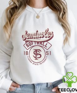 Florida State Seminoles Ivory Baseball Logo T Shirt