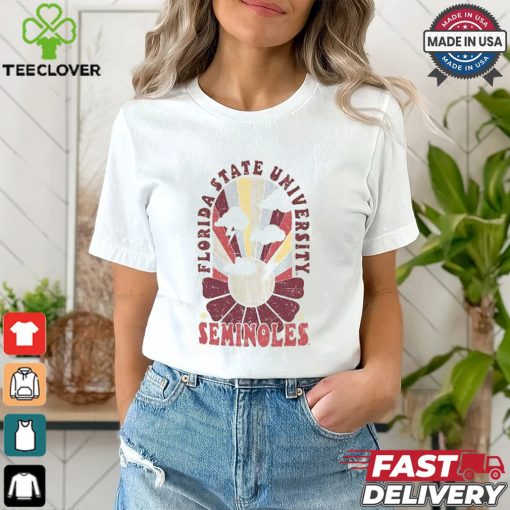 Florida State Seminoles Ivory Sunshine Sky T Shirt