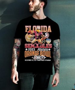 Florida State Seminoles Mascot 2023 Allstate Orange Bowl Vs Georgia Bulldogs Shirt