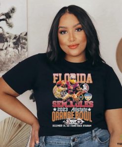 Florida State Seminoles Mascot 2023 Allstate Orange Bowl Vs Georgia Bulldogs Shirt