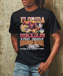 Florida State Seminoles Mascot 2023 Allstate Orange Bowl Vs Georgia Bulldogs Shirt