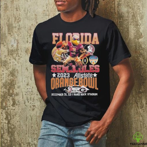 Florida State Seminoles Mascot 2023 Allstate Orange Bowl Vs Georgia Bulldogs Shirt