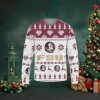 Alabama Crimson Tide NCAA Santa Claus Hat Ho Ho Ho 3D Custom Name Ugly Christmas Sweater