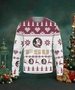 Florida State Seminoles Merry Christmas Snowflake Ugly Christmas Sweater
