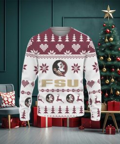 Florida State Seminoles Merry Christmas Snowflake Ugly Christmas Sweater