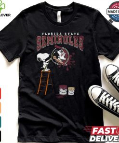 Florida State Seminoles Snoopy Painting Shirt 1 Florida State Seminoles Snoopy Painting Shirt