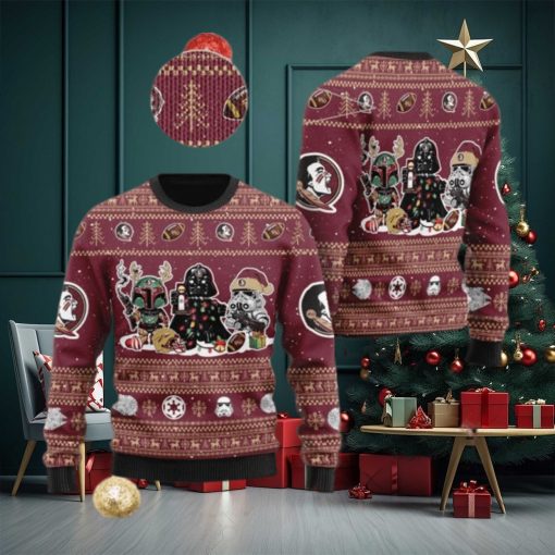 Florida State Seminoles Star Wars Ugly Christmas Sweater