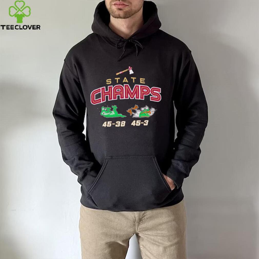 Florida State Seminoles State Champs vs Florida Gators 45 38 vs Miami Hurricanes 45 3 shirt Florida State Seminoles State Champs vs Florida Gators 45 38 vs Miami Hurricanes 45 3 shirt