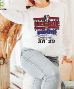 Florida State Seminoles Team of the Decade vs Florida GatorsTeam of the Decayed shirt 1 Florida State Seminoles Team of the Decade vs Florida GatorsTeam of the Decayed shirt