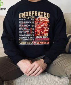 Florida State Seminoles undefeated 13 0 2023 ACC Champions hoodie, sweater, longsleeve, shirt v-neck, t-shirt