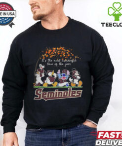 Florida State Seminoles x Mickey x Donald Duck x Stitch x Goofy Fall It’s The Most Wonderful Time Of The Year Tee shirt