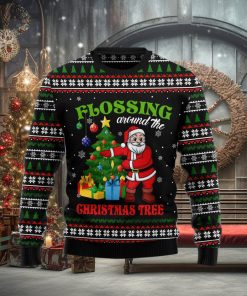 Flossing Around The Tree Ugly Christmas Sweater Gift Men Women