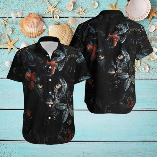 Flower Cardinal Panther Unisex Hawaiian Shirt Unisex Adult Hw2559