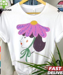 Flower human sketch art shirt