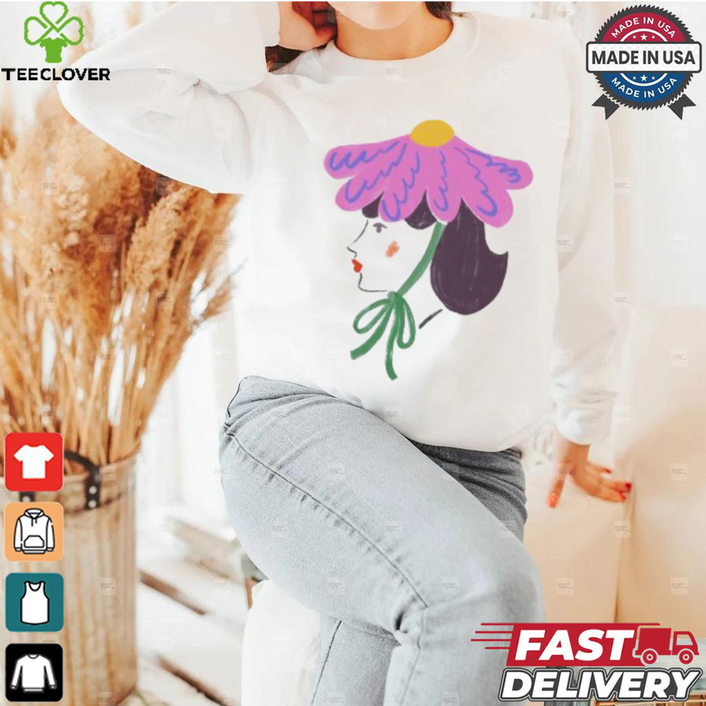 Flower human sketch art shirt Flower human sketch art shirt