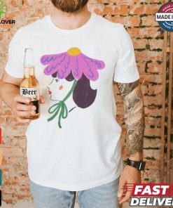Flower human sketch art shirt