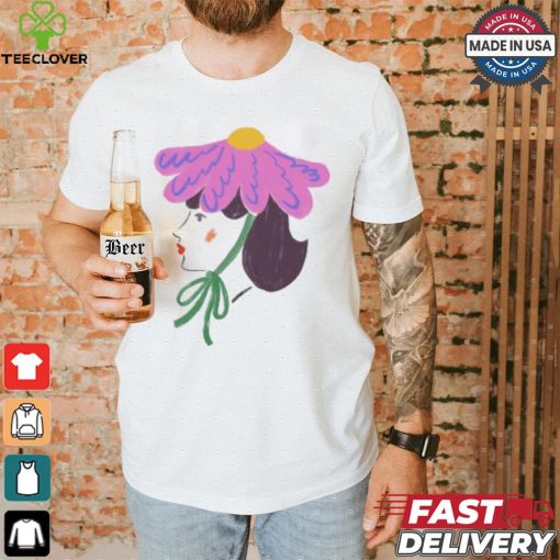 Flower human sketch art shirt