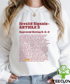 Floyd Of Rosedale Invalid Signals article 3 Shirt