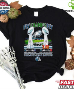 Fly Champs Fly 41 33 40 22 Philadelphia Eagles shirt