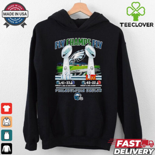 Fly Champs Fly 41 33 40 22 Philadelphia Eagles shirt