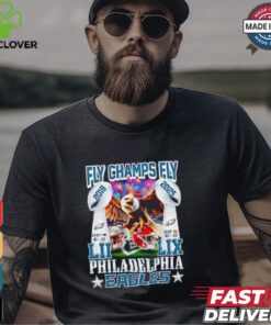 Fly Champs Fly Philadelphia Eagles mascot shirt
