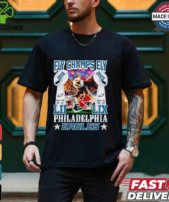 Fly Champs Fly Philadelphia Eagles mascot shirt