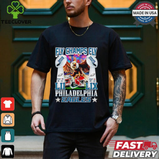 Fly Champs Fly Philadelphia Eagles mascot shirt
