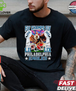 Fly Champs Fly Philadelphia Eagles mascot shirt