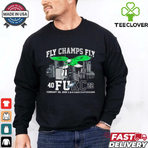 Fly Champs fly 40 fuck 22 city skyline shirt