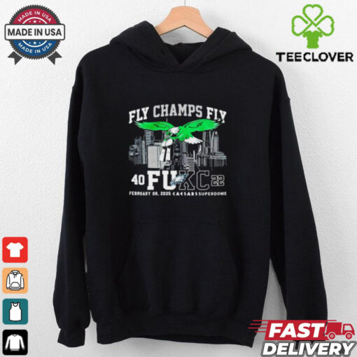 Fly Champs fly 40 fuck 22 city skyline shirt