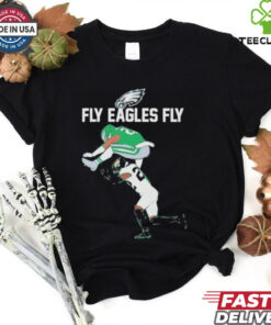 Fly Eagles Fly Saquon Barkley Reverse Hurdle Shirt