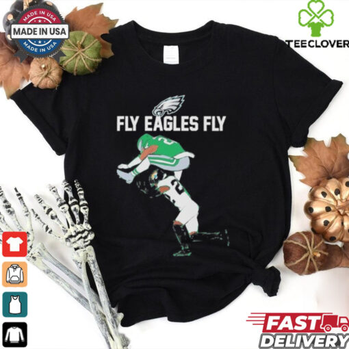 Fly Eagles Fly Saquon Barkley Reverse Hurdle Shirt