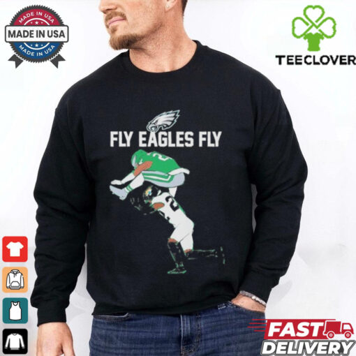 Fly Eagles Fly Saquon Barkley Reverse Hurdle Shirt