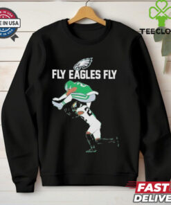 Fly Eagles Fly Saquon Barkley Reverse Hurdle Shirt
