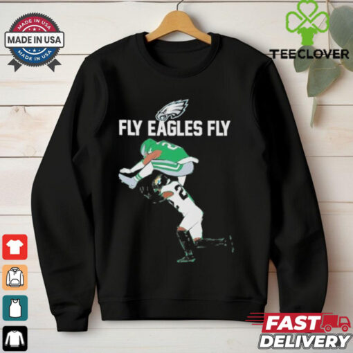 Fly Eagles Fly Saquon Barkley Reverse Hurdle Shirt