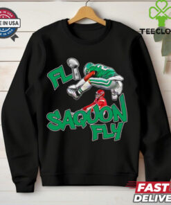 Fly Saquon Fly Eagles Saquon Barkley Super Bowl Lix Parody shirt