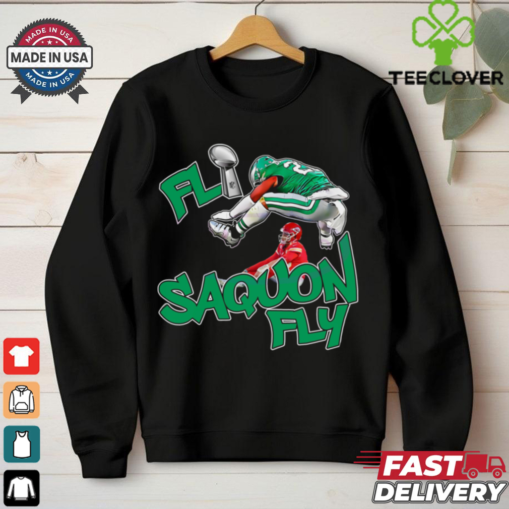 Fly Saquon Fly Eagles Saquon Barkley Super Bowl Lix Parody shirt Fly Saquon Fly Eagles Saquon Barkley Super Bowl Lix Parody shirt