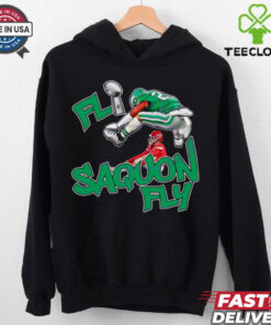 Fly Saquon Fly Eagles Saquon Barkley Super Bowl Lix Parody shirt