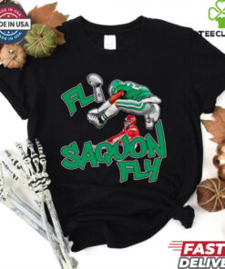 Fly Saquon Fly Eagles Saquon Barkley Super Bowl Lix Parody shirt