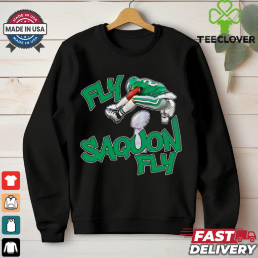 Fly Saquon Fly Eagles Saquon Barkley Super Bowl Lix shirt