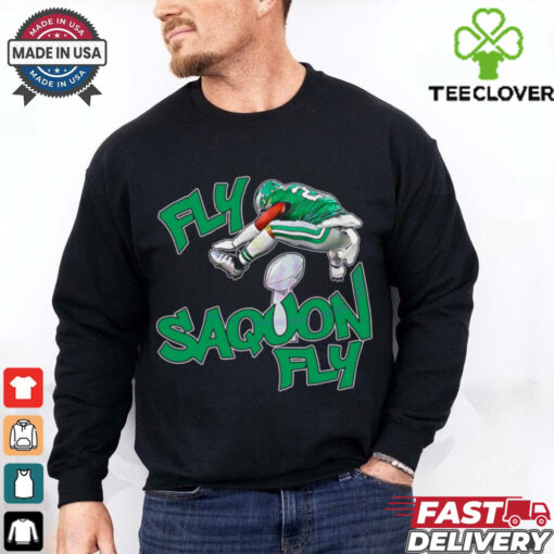 Fly Saquon Fly Eagles Saquon Barkley Super Bowl Lix shirt