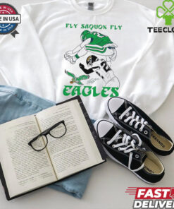 Fly Saquon Fly Eagles Saquon Barkley The Reverse Hurdle Jarrian Jones shirt