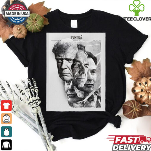 Fográ Donald Trump Elon Musk Robert Kennedy US Election 2024 White House President Poster t shirt