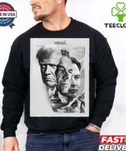 Fográ Donald Trump Elon Musk Robert Kennedy US Election 2024 White House President Poster t shirt