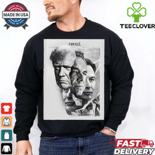 Fográ Donald Trump Elon Musk Robert Kennedy US Election 2024 White House President Poster t shirt
