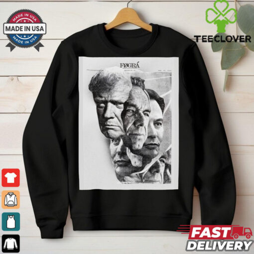 Fográ Donald Trump Elon Musk Robert Kennedy US Election 2024 White House President Poster t shirt
