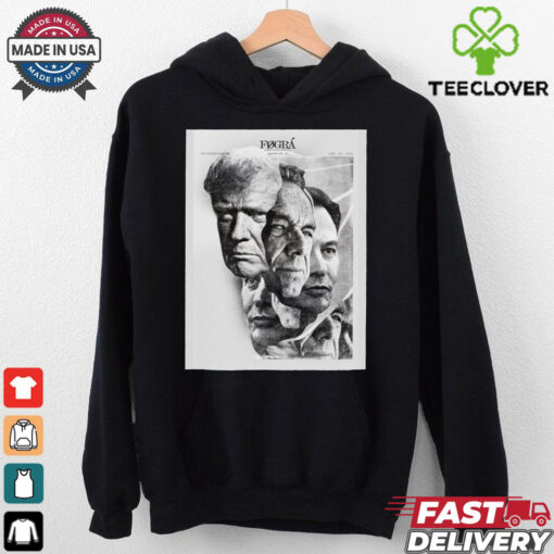 Fográ Donald Trump Elon Musk Robert Kennedy US Election 2024 White House President Poster t shirt